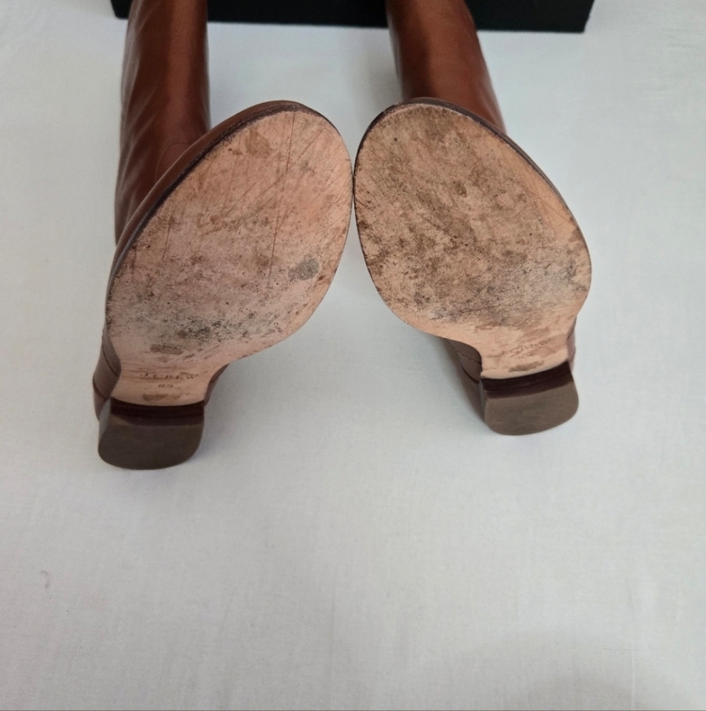 J. Crew Brown Leather Winter Boots - Picture 8 of 16